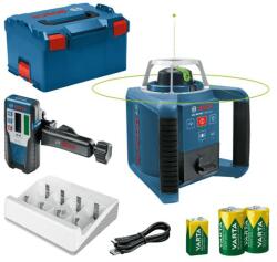 Bosch GRL 300 HVG SET Professional - 0601061704 - Rotációs lézer lézervevővel LR 1 G (0601061704)