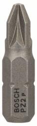 Bosch Csavarhúzó bit PZ2, 25 mm, 1/4" hatszögletű szár ISO 1173 C6.3, extra kemény PZ2 25 mm (2608521222)