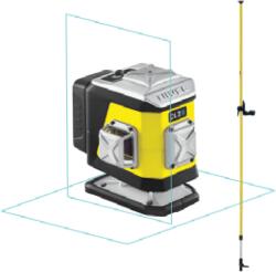 Nivel System Keresztlézer 2×360° kék sugárral CL2B SET (CL2Bset1)