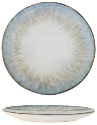 Bloomingville Kék-fehér kőedény desszerttál Bloomingville Calen 18 cm (BV-82061278)