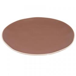 Kave Home Barna porcelántányér Kave Home Rin 26 cm (LF-AB0416K09)