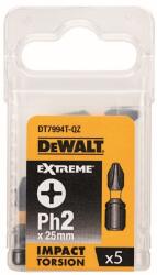 DEWALT TARTOZÉKOK ÜTŐSZÚGÍTÓKHOZ 25mm 5db PH2 DT7994T (DT7994T)