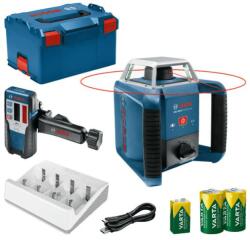 Bosch GRL 400 H Professional - 0601061806 - Rotációs lézer L-BOXX 238 tokban, 2 elemmel 1, 2 V HR20 (D) 9 A (0601061806)