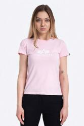 Alpha Industries pamut póló New Basic T Wmn rózsaszín - rózsaszín S