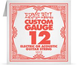 ERNIE BALL Plain Steel 012 különálló elektromos - akusztikus gitárhúr