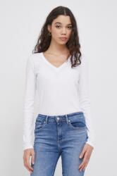 Benetton pamut hosszúujjú fehér - fehér XXS - answear - 9 490 Ft