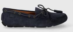 Ralph Lauren velúr mokaszin Anders Tie sötétkék, férfi, 803916580003 - sötétkék Férfi 45