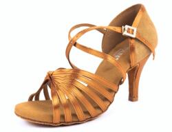 Botan női tánccipő BL-18 testszínű 8, 5 cm Slim Méret: 36