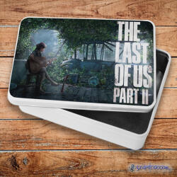  The Last of us Part II. Ellie gitározik fém szendvicsdoboz (tároló doboz)
