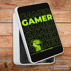  Playstation Life is a game fém szendvicsdoboz (tároló doboz)