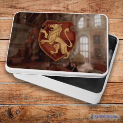  Hogwarts Legacy Griffendél fém szendvicsdoboz (tároló doboz)