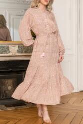RohBoutique Rochie maxi cu imprimeu floral, Roz pal, Roh DR4730