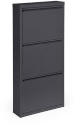 Bizzotto Pantofar otel negru Eyvin 50x15x106 cm (0748722) Pantofar