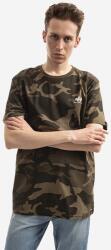 Alpha Industries pamut póló zöld, férfi, mintás - zöld XXL