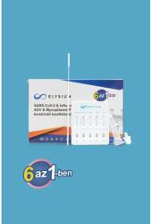 Elysium SARS-CoV-2 & influenza A+B & RSV & ADV & MP 6 in 1 teszt - 1 db tesztkészlet (torok/orrlyuk) - Lejárati idő: 2026-10-11