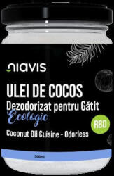 Ulei de Cocos dezodorizat pentru gatit (RBD) Ecologic, 500 ml, Niavis