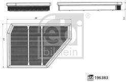 Febi Bilstein Filtru aer FEBI BILSTEIN 196383 (196383) - automobilus