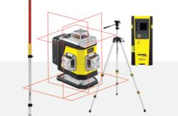 Nivel System Keresztlézer 4×360° piros sugárral CL4R készlet (CL4RSet5)