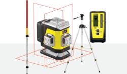 Nivel System Keresztlézer 3×360° piros sugárral CL3R (CL3RSet6)