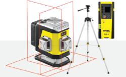 Nivel System Keresztlézer 3×360° piros sugárral CL3R készlet (CL3Rset3)