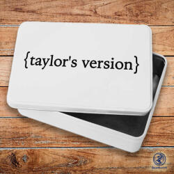  Taylor Swift - Taylor's version fém szendvicsdoboz (tároló doboz)