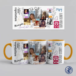 Taylor Swift Albums bögre (Narancssárga) - szupicuccok