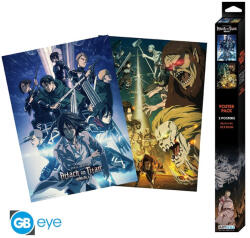 Attack on Titan S4 2db-os poszter szett