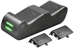Trust 20406 trust gamepad töltő - gxt 247 duo charging dock (dokkoló, 2db xbox one kontrollerhez) (20406)