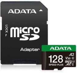 ADATA microSDXC 128GB Speed Plus U3/C10/A2/V30 (UD128GUI3V30A2SP-RA1)