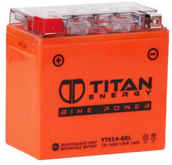 Titan Energy YTX14-GEL 14Ah 240A