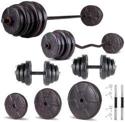 Progressive Set haltera si gantere reglabile PROGRESSIVE 48 KG (ECGZ48)