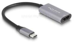 Delock Adapter USB Type-C apa - HDMI anya (DP Alt Mód) 4K 60 Hz HDR és HDCP kiegészítéssel (DL60020) (DL60020)
