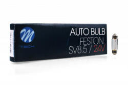 m-tech C5W, SV8.5 36mm szofita halogén izzó 24V - 5W 1db (72Z933)