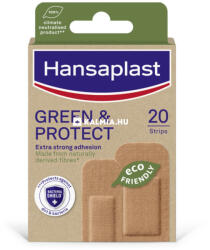 Hansaplast Green & Protect öko-barát sebtapasz több méretben 20 db