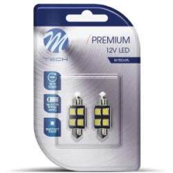 m-tech Szofita LED 36mm 4x5050 SMD R Can-Bus fehér színű pár (72LB328W) (72LB328W)