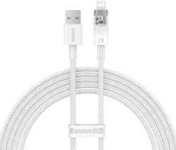 Baseus Explorer Series kábel USB - Lightning 2.4A 2 m fehér (CATS010102) - smartdiszkont