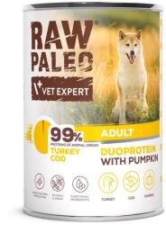 VetExpert Hrana Umeda pentru Caini VetExpert Raw Paleo Duoprotein Adult Curcan si Cod 400G (5902414212138)