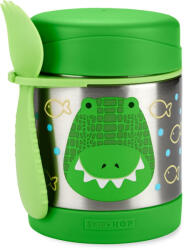 Skip Hop Zoo Étel termosz kanállal/villával Krokodil 325 ml, 3r+ - vital24