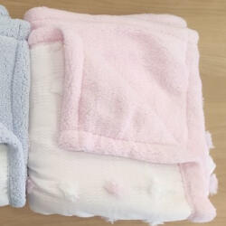 Gamberritos takaró polár termo 80x110cm pöttyös mintás rózsaszín 10913 - babamarket