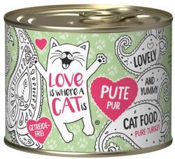 Love is where a cat is Hrana Pentru Pisici Love is where a cat is Curcan 200g (4250499203253)