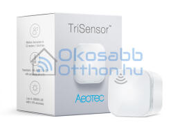 Aeotec TriSensor (3-in-1: mozgásérzékelő, hőmérő, fényintenzitás szensor), Z-Wave protokollal (ZWA005)