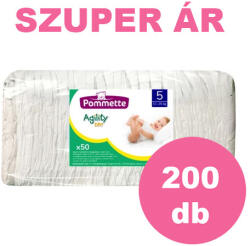 Pommette pelenka 5, Agility Dry, 11-25 kg, 4x50 db