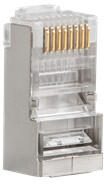Lanberg CAT. 5e F/UTP 8P8C RJ45 csatlakozó, Átmenő típus - 20db/cs (PLS-5020EZ) - bbmarket