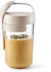 Lékué Jar To Go Organic Uzsonnás doboz kanállal, 600 ml (888229)