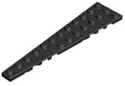 LEGO® 47397c11 - LEGO fekete lap 12 x 3 méretű, lecsapott, balos (47397c11)