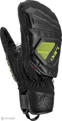 LEKI WCR C-Tech 3D egyujjas kesztyű, black/ice lemon (8.0)