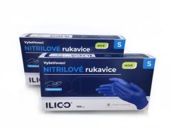ILICO Nitril kesztyű, S, 100 db