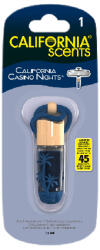 California Scents Hanging Vial California Casino Nights parfum în mașină 5 ml