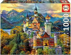 Educa Puzzle Educa din 1000 piese - Castelul Neuschwanstein (EDU19933) Puzzle