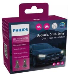 Philips KÉSZLET 2x LED Autó izzó 11972 U2500 CX H7/H18 PX26d/PY26d-1/16W/12V 6000K P6100 (P6100)